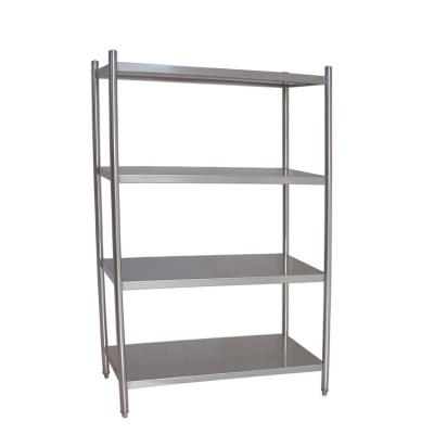 China Factory direct sale durable and anti-corrosion four layers stainless steel storage kitchen shelf for sale