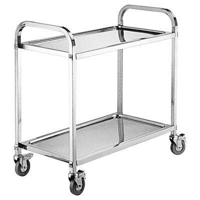 China Space Save China Made Stainless Steel Medical Trolley Hospital Food Carts Bro-c05 for sale