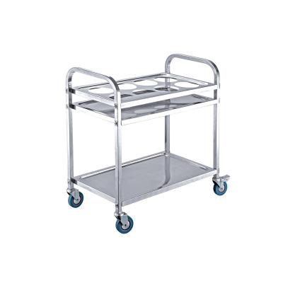 China Space Saving Tt-bu113 2 Tiers Stainless Steel Restaurant Drinking Cart Serving Cart - Shopping Drinking Cart, Serving Cart, Serving Cart For R for sale