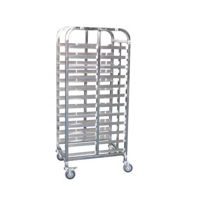 China Durable And Corrosion Resistant High Quality 3 Tier Stainless Steel Trolley Easy Clean Suit For Restaurant for sale