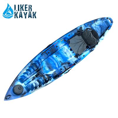 China New LLDPE 3 person plastic kayak for family, 3 seat kayak, 3 person sit on top kayak for sale