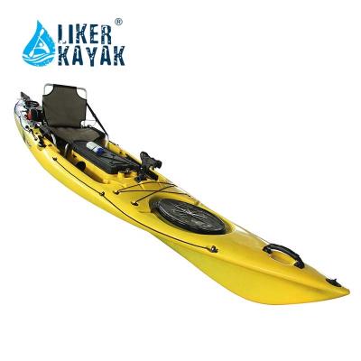 China LLDPE HULL for fishing kayak HDPE / LLDPE fishing kayak with sole seat&trolley for sale