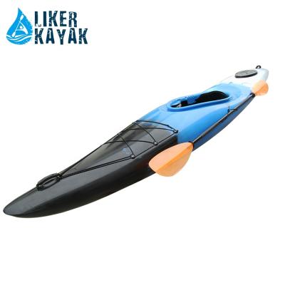 China HDPE National Chile Instructor is highly recommended 3.9m with skeg sea kayak/whitewater kayak/river kayak for sale