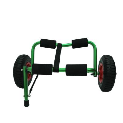 China Aluminum Stand Mini Foldable Trolley Sea Kayak Trolley Trolley With Wheel for sale