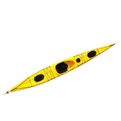 China SCG LLDPE kayak factory OEM single seat pe boat galaxy good quality kayak for sale