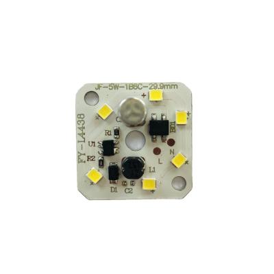 China Good Price High Lumen Aluminum Aluminum DOB Led 5w T Light Bulb AC 220V PCB DOB Driverless Led Module for sale