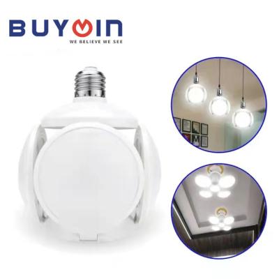 China Hotel hotel factory 110V Lampara bombillos led 220V led light 220V led soccer light bulb 40W UFO deformable folding telescopic lamp bulb for sale