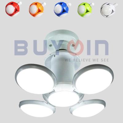 China Hotel Hotel Lights Multivoltaje Indoor Soccer UFO Lamp Folding Lampara Lampara Lampara 110V 220V 40W Led Spotlight Light For Living Room Led Bulb E27 for sale