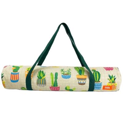 China Eco - Friendly Yoga Bag Pilates Bag Custom Printed Ziplock Bags For Mat for sale