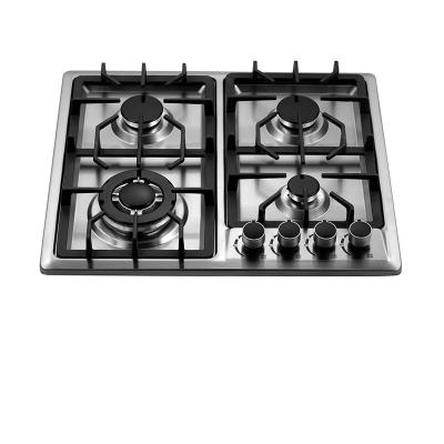 China Domestic RV Natural Gas Four Head Multi Head Stove Gas Ignition Embedded Kitchen Stove for sale