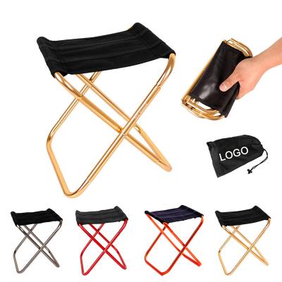 China Custom Logo Printed Portable Folding Sport Recyclable Heightening Hunting Picnic Chair Camping Fishing Stool With Carry Bag for sale