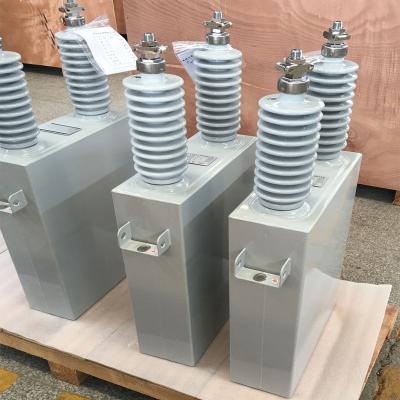 China Stainless Steel Factory Supply 6.3KV Single Phase Use Outdoor Price List Capacitor Bank 100 kvar for sale