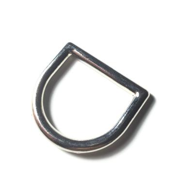 China Viable D Shape D Ring Loop Metal Buckle For Strap Bag Backpack for sale