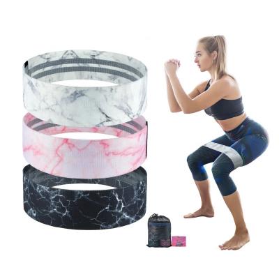 China Lasting Exercise Workout Bands Resistance Bands For Women 3 Levels Booty Bands For Legs And Butt for sale