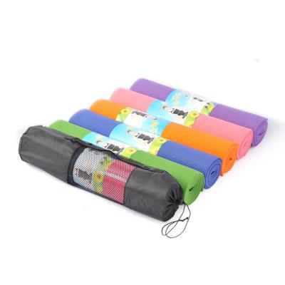 China Eco-friendly custom logo non-slip custom logo yoga mat exercise protection for pilates yoga fitness gym equipment for sale