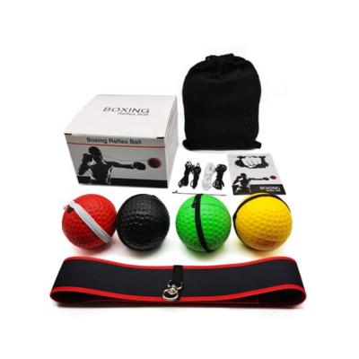 China Boxing Training Exercise BOXING Reflex Ball Set Great For Reflex, Timing, Accuracy, Focus And Hand Eye Coordination Training Boxing React Reflex Ball for sale