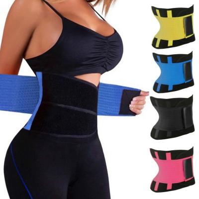 China Private Label Waist Trainer Women Corset Cincher Body Shaper Belt Trimmer Sports Fitness Exercise Adjustable Waist Trimmer for sale