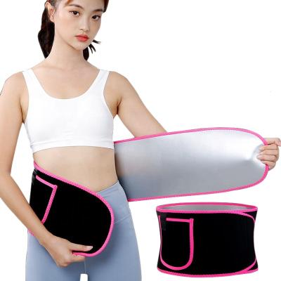 China Custom Logo Adjustable Neoprene Sweat Waist Trainer Corset For Women Trimmer Belts With Phone Pocket for sale