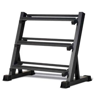 China Commercial Dumbbell Rack For Home Gym Weight Rack For Dumbbell Strength Training Weight Stretch Dumbbell Rack for sale