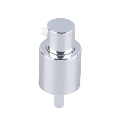 China Non Spill High Quality Smooth Aluminum Lotion Cream Pump 20/410 Treatment Pump for sale