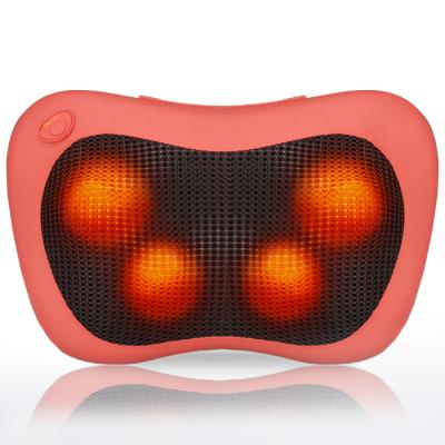 China Portable Electric Back Neck Massager Massager Vibrating Tapping Pillow for sale