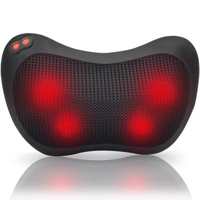 China Portable Back Massager Massage Pillow with Heat, Shiatsu and Deep Tissue Kneading for sale