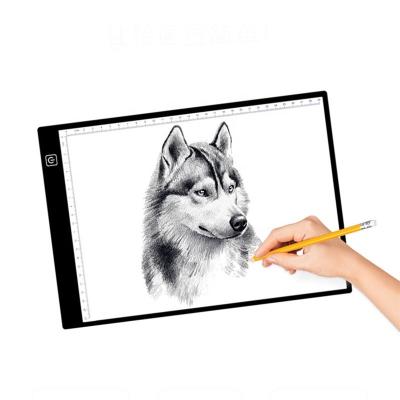 China Tattoo Drawing New 2022 Led Copy Drawing Board A4 Discovery Led USB Touch Control Shine Copy Holder Light Pad Adjustable for sale