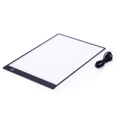 China Portable A4 Tracing Led Copy Holder Portable A4 LED Light Box Tracing Pad Tracing Led Copy Holder A4 Light Box Pad Touch Control Operated By USB Cable for sale