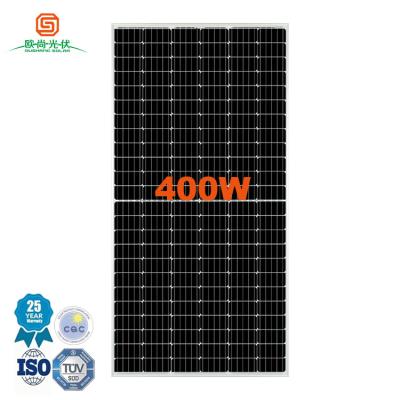 China OUSHANG anodized aluminum alloy 25 years warranty 400 watt half cell solar panel for sale china 410watt mono solar panel for sale