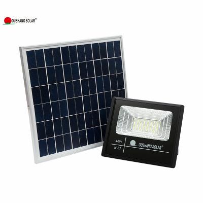 China OUSHANG 25W/40W//60W/“ 100W Solar Flood Light Super Bright Solar Flood Light IP67 With Motion Sensor for sale