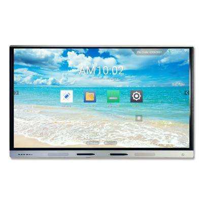 China School Classroom Teacher 55-Inch Multi Touch Screen Smart Board Interactive Whiteboard Display For School for sale