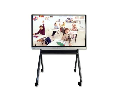 China 55 Inch Laser Pointer Interactive Whiteboard School Teacher Dual System Smart Board Windows And Android Smart Board For School for sale