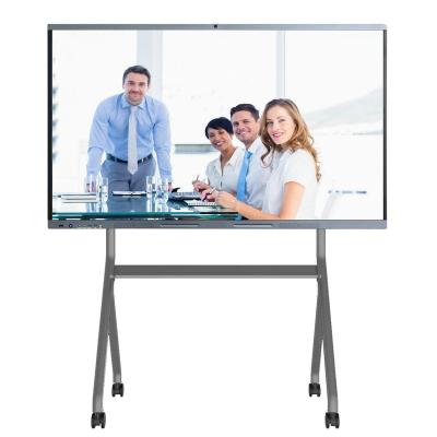 China School Teaching 4K Smart Digital Board Touch Screen For Conference 75 Inch Dual System Interactive Whiteboard for sale