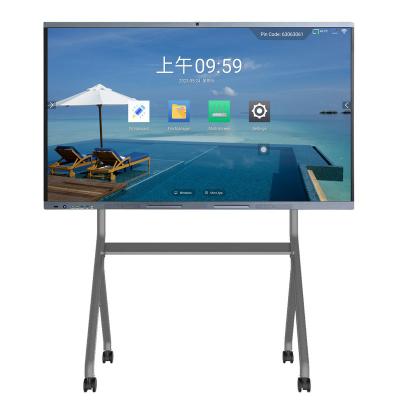 China School 75 Inch Interactive Whiteboard Teacher Smart TV Universal Board Interactive Touch Screen Panel for sale