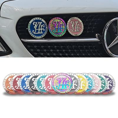 China Bling Bling Crystal Wholesale JDM Japan Automobile Federation JAF Front Grill Badge Car Front Grill Emblem for sale