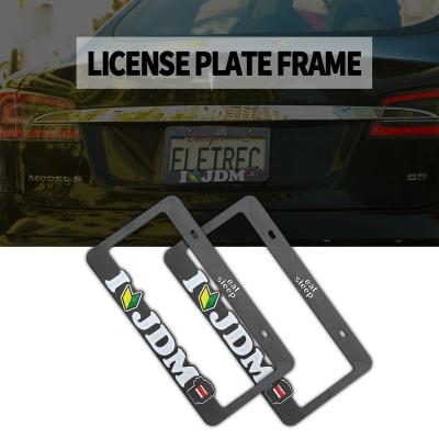 China Wholesale Fashionable Custom Car Styling JDM USA Number Plate Frame Auto Blank License Plate Frame for sale