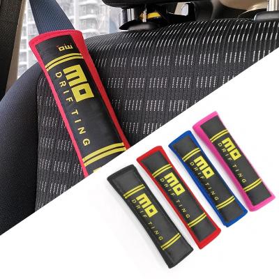 China Wholesale Universal Soft Racing JDM Style Cotton 2PCS/Pair Car Seat Belt Cover For Toyota HONDA Nissan Auto Universal Accessories for sale