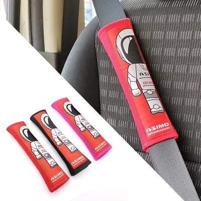 China Wholesale Universal Soft JDM Asimo Style 2PCS/Pair Cotton Car Seat Belt Cover For Honda Accord Civic Fit Universal Auto Accessories for sale