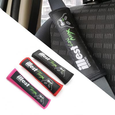 China Sports Illest Wholesale JDM Style 2PCS/Pair Cotton Car Seat Belt Cover For Toyota HONDA Nissan Auto Accessories for sale