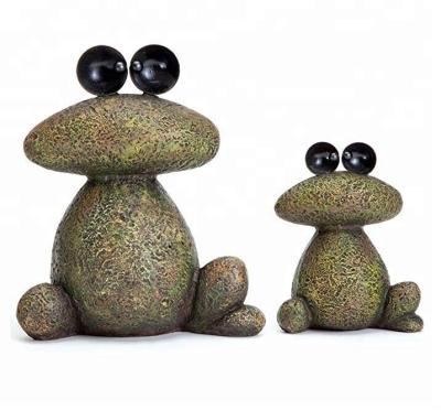 China China Good Quality Resin Frogs Sculpture For Garden Decor for sale