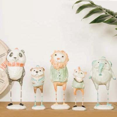 China China Resin Cute Animal Figurines For Home Decoration for sale