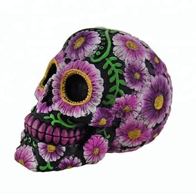 China China Resin Day of the Dead Statue Figurine Coin Bank for sale