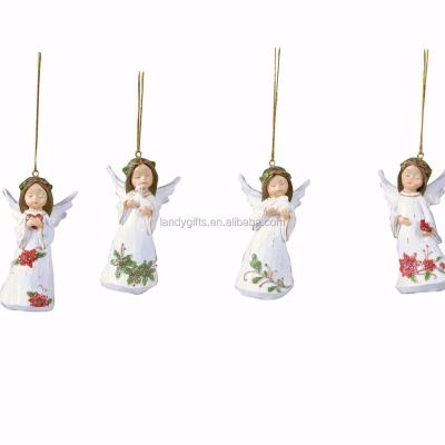 China China 2018 New Design Resin Wings Angel Christmas Ornaments for sale