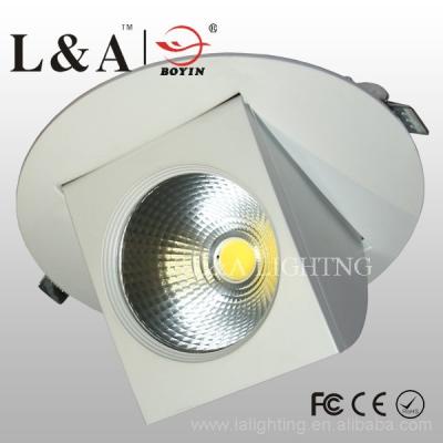 China Modern white adjustable gimbal 20w cob led downlight for sale