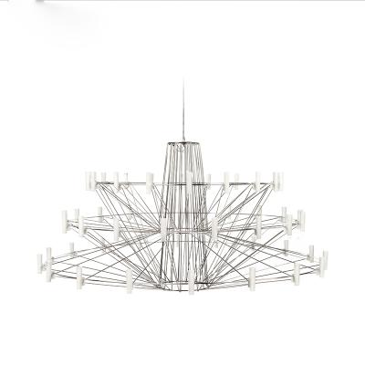 China 2021 Modern Design Modern Chandelier Online Feel Led Big Ring Pendant Lamp BY1053 for sale