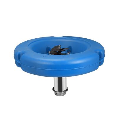 China Aquacuture Fish Farming 4 Wheel Paddle Swivel Impeller Floating Aquaculture Oxygen Equipment Aerator By Water Cooling Air Energy Aerator Fish for sale