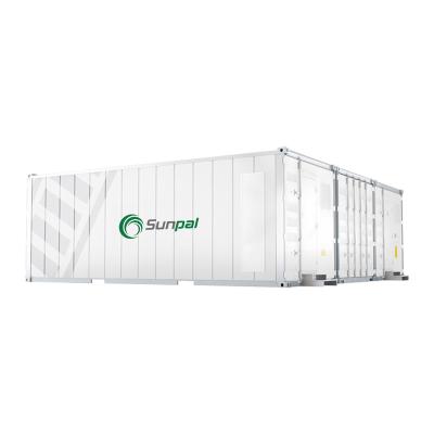 China Sunpal 2500KWH Large Scale 1Mgw 2Mgw 3MgwOff Grid Container Solar Battery Home Power Energy Storage for sale