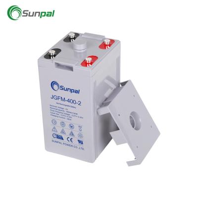 China UPS Solar Battery 400Ah 2V Sunpal Battery Vrla Gel Solar 2V 400 Ah For Telecom System for sale