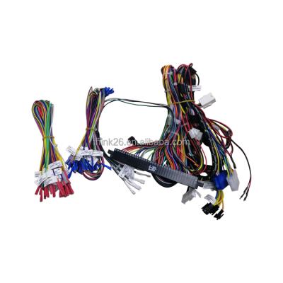 China Arcade Game Machine Parts 72 PIN Slot Game Harness with Printer and Bill Acceptor Connector for Fire Link and Fusion 4 Game Board for sale