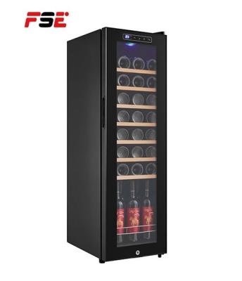 China Single Car 31 Bottle Zone Wine Cellar Compressor 80L Wine Cooler for sale